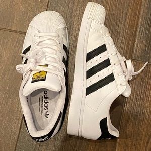 Adidas shoes - white with black